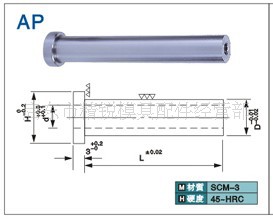 【廠傢直銷】五金連續模配件精密級等高套筒8*11*16*70工廠,批發,進口,代購