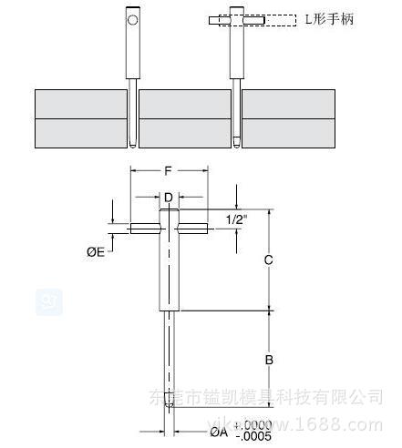 銷軸 銷釘 定位銷 T型夾具手銷    J工廠,批發,進口,代購