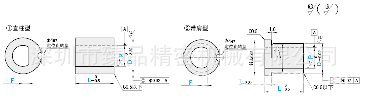 供應KJBHSK檢查夾具用襯套缺圓型工廠,批發,進口,代購