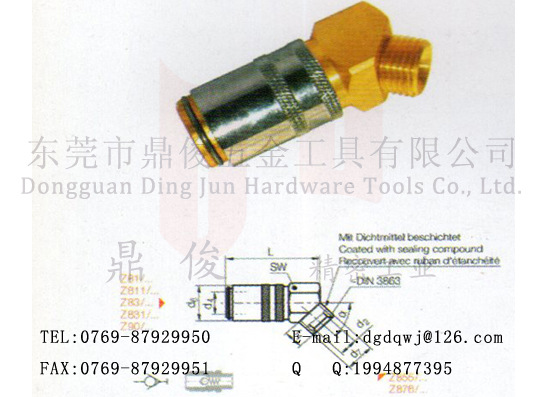 替代HASCO接頭Z807/9/14*1.5/45° Z807/13/16*1.5/45° Z807/19工廠,批發,進口,代購