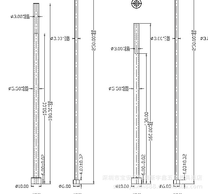 廠傢直銷SKH-51高速鋼精密直身司筒工廠,批發,進口,代購