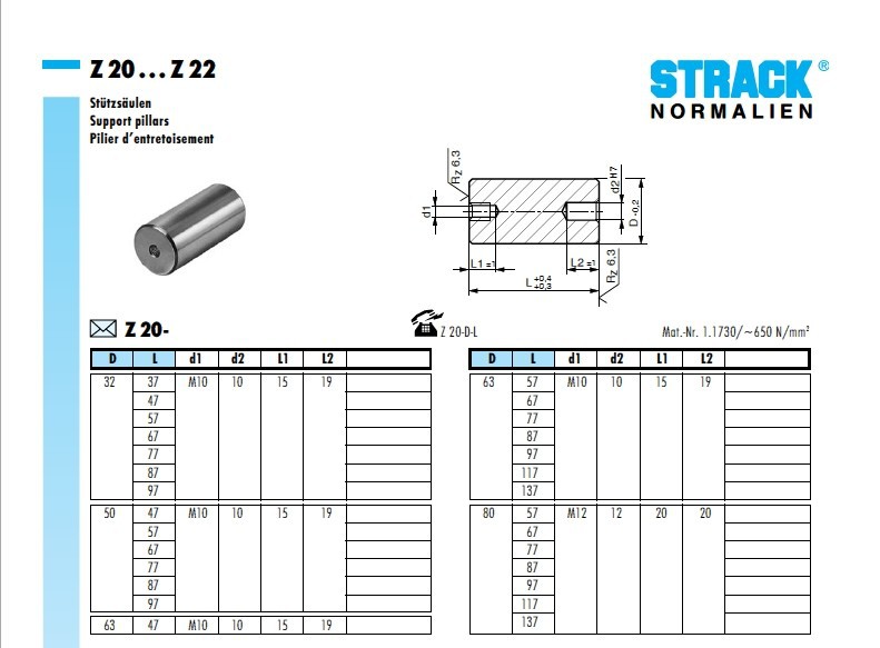 模具德國STRACK導套Z20，進口模具配件總代理（深圳立古）工廠,批發,進口,代購