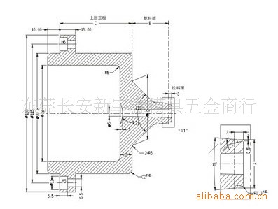 托針小水口標準特殊註口襯套(￠100) 鈦棒鈦塊工廠,批發,進口,代購