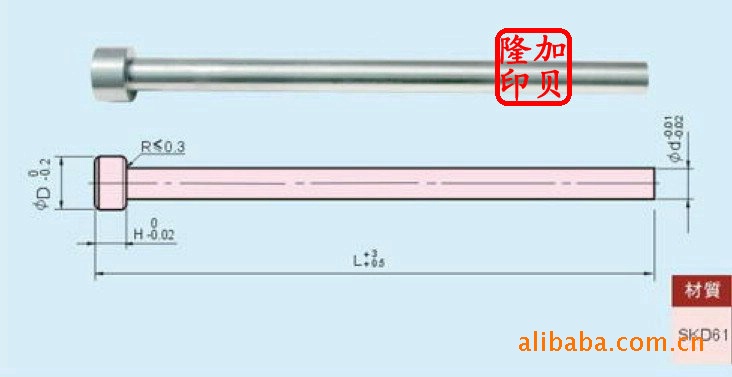 SKD61單節射梢 SKH51直式方形梢  可更換工廠,批發,進口,代購