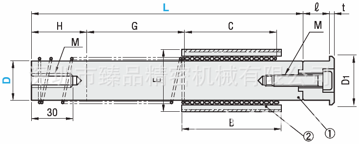 供應模具導向用鋼球導柱組件PKHL ，PKHLU工廠,批發,進口,代購