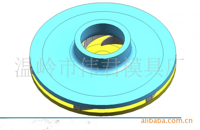 化工泵不銹鋼泵葉輪模具 木模鋁模翻砂模具  專業數控製造模具工廠,批發,進口,代購