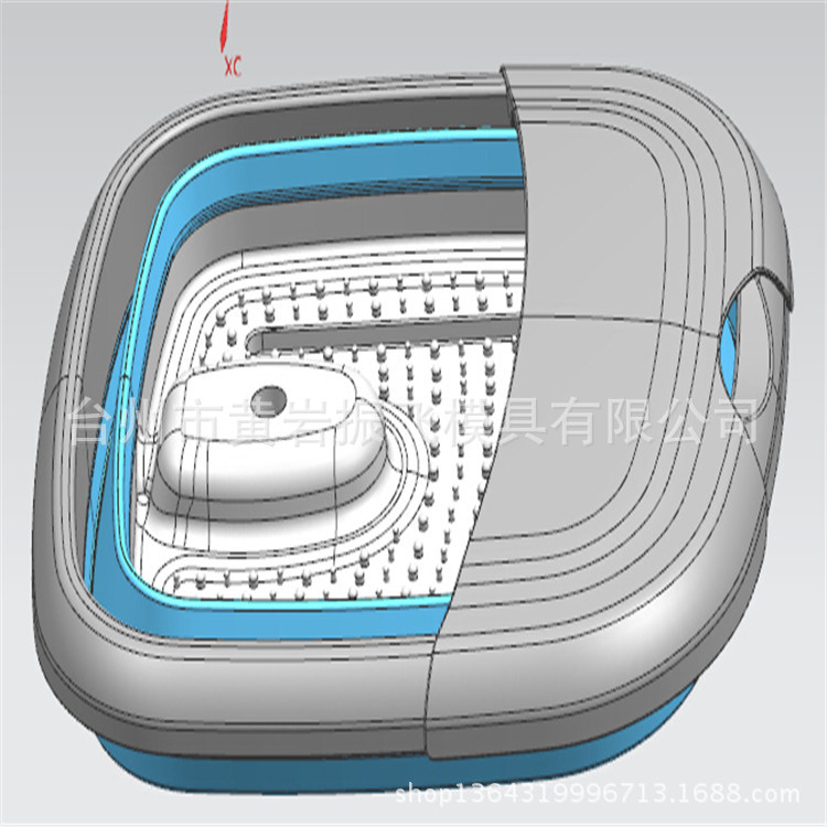 供應折疊式洗腳盆模具 新型泡腳盆模具工廠,批發,進口,代購