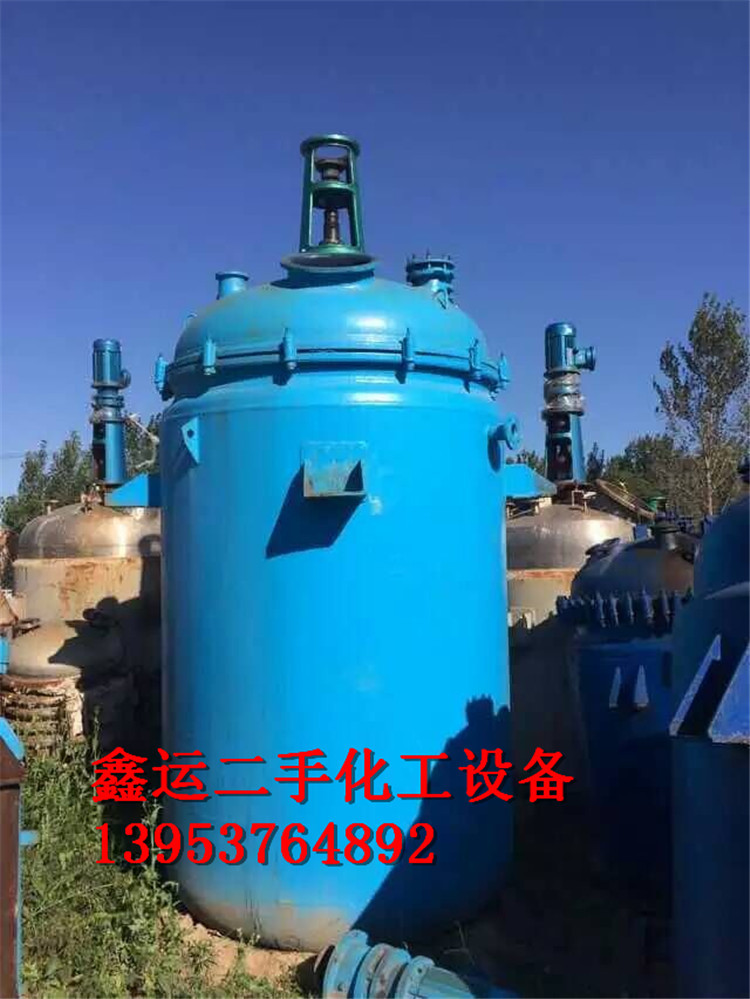 鑫運新款二手搪瓷反應釜二手電加熱反應釜價格工廠,批發,進口,代購