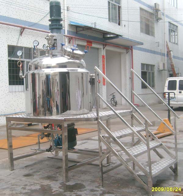 真空攪拌反應釜 不銹鋼日化溶解混合反應罐 可選蒸汽或電加熱工廠,批發,進口,代購