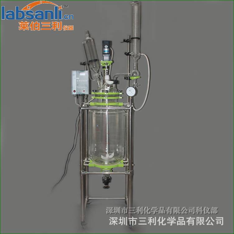 S212-30L雙層玻璃反應釜 深圳惠州防爆雙層玻璃反應工廠,批發,進口,代購