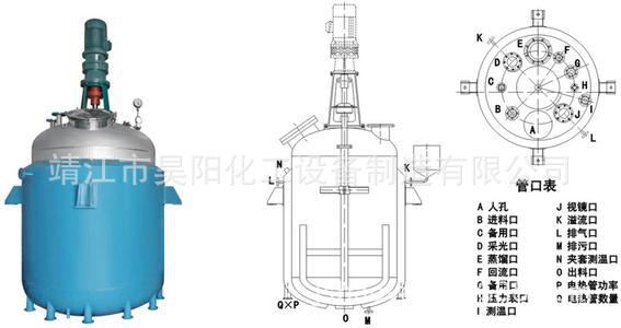 非標定製電加熱搪瓷反應釜  反應鍋 反應罐工廠,批發,進口,代購