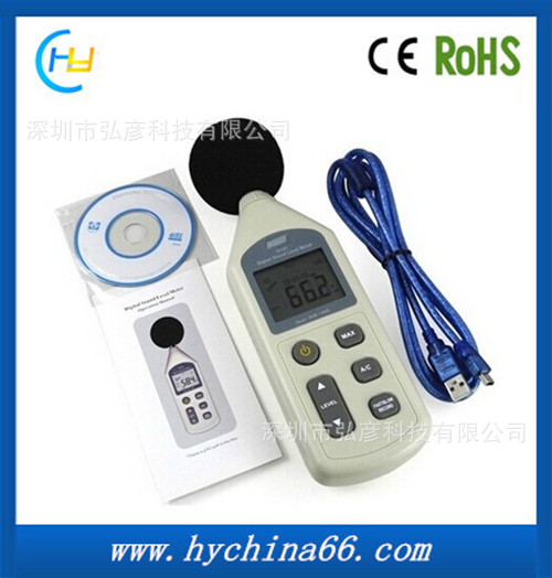 廠傢促銷USB帶SD卡 分貝機  噪音計 聲級計WS1361C工廠,批發,進口,代購