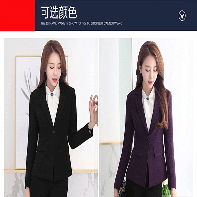 宜芬 2016新款酒店前臺工作服廠傢直銷女西裝加厚秋冬裝  可定製工廠,批發,進口,代購