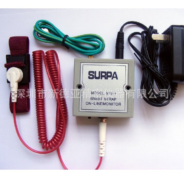 廠傢供應防靜電手腕帶報警器SURPA 518-1手環監測機工廠,批發,進口,代購