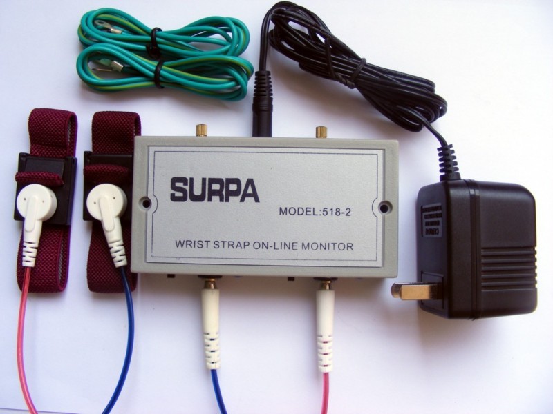 供應SURPA 518-2防靜電手腕帶監測機 防靜電手環在線監測機批發・進口・工廠・代買・代購