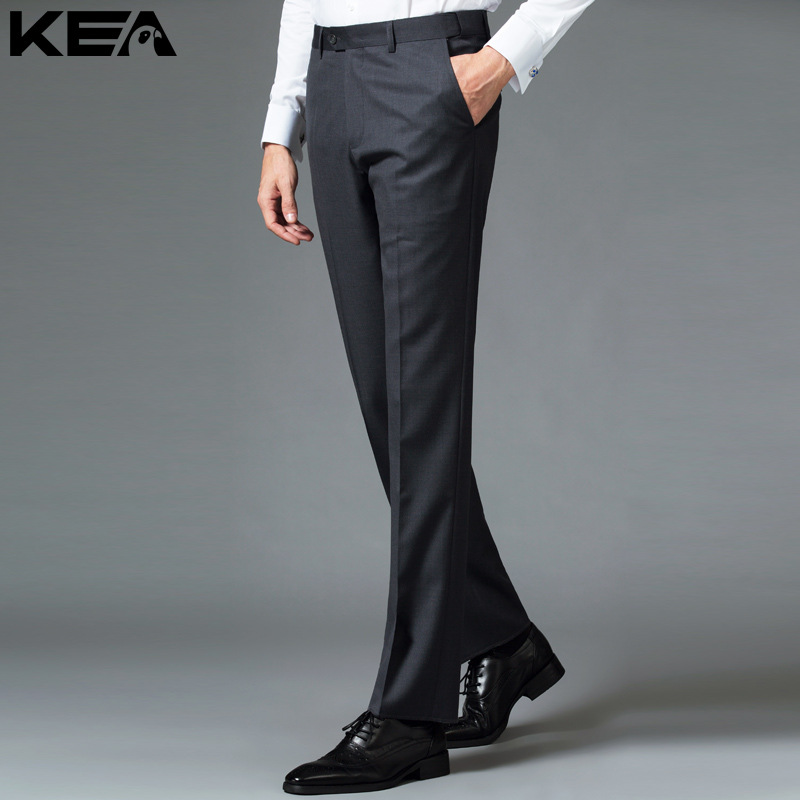 KEA夏季薄款英倫商務正裝男士羊毛西裝褲大碼韓版修身職業西裝褲工廠,批發,進口,代購