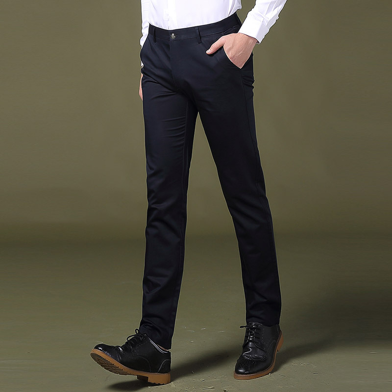 新款男士韓版修身品牌新款修身西裝褲男式夏季商務薄款職業西裝褲批發批發・進口・工廠・代買・代購