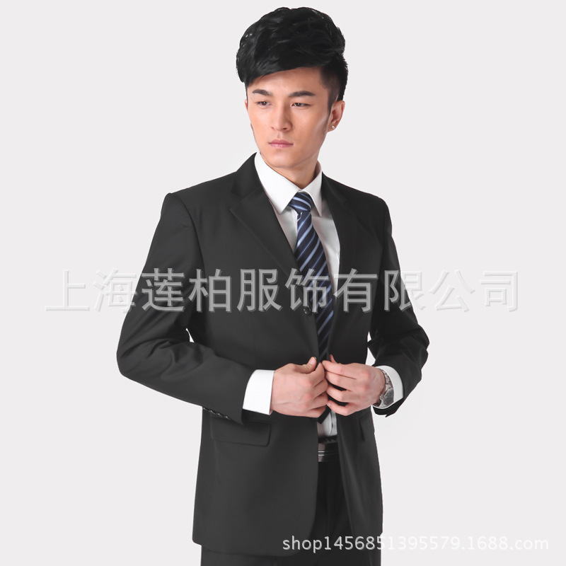 【上海廠傢】商務職業男士西裝套裝精品嗶嘰西裝批發・進口・工廠・代買・代購