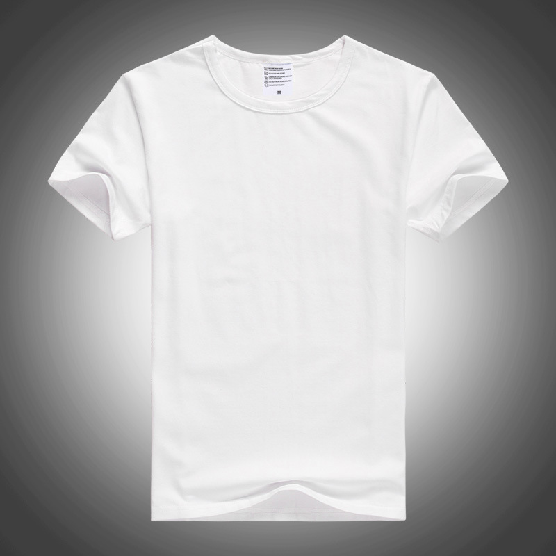 圓領白色莫代爾空白T恤光板純色短袖文化衫班服熱升華批發定製工廠,批發,進口,代購