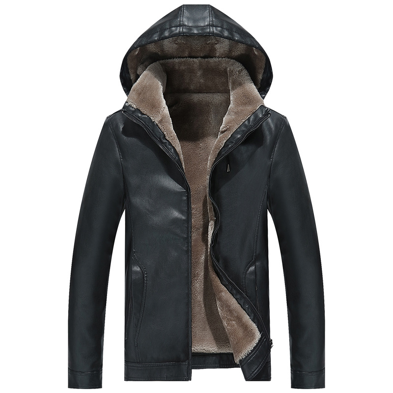 2016冬季新款男士皮衣加絨加厚男士PU皮夾克男大碼外套男機車皮衣工廠,批發,進口,代購