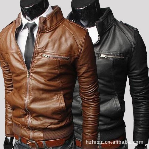 ebay爆款外貿男裝PU機車皮衣男士純色立領外套英倫歐版現貨PY08工廠,批發,進口,代購