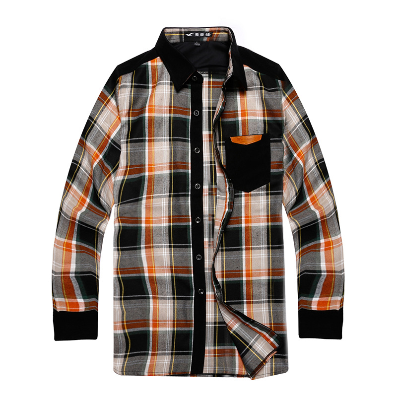 特價熱賣男式長袖襯衫 2015春裝新款韓版修身男士休閒格子襯衫工廠,批發,進口,代購