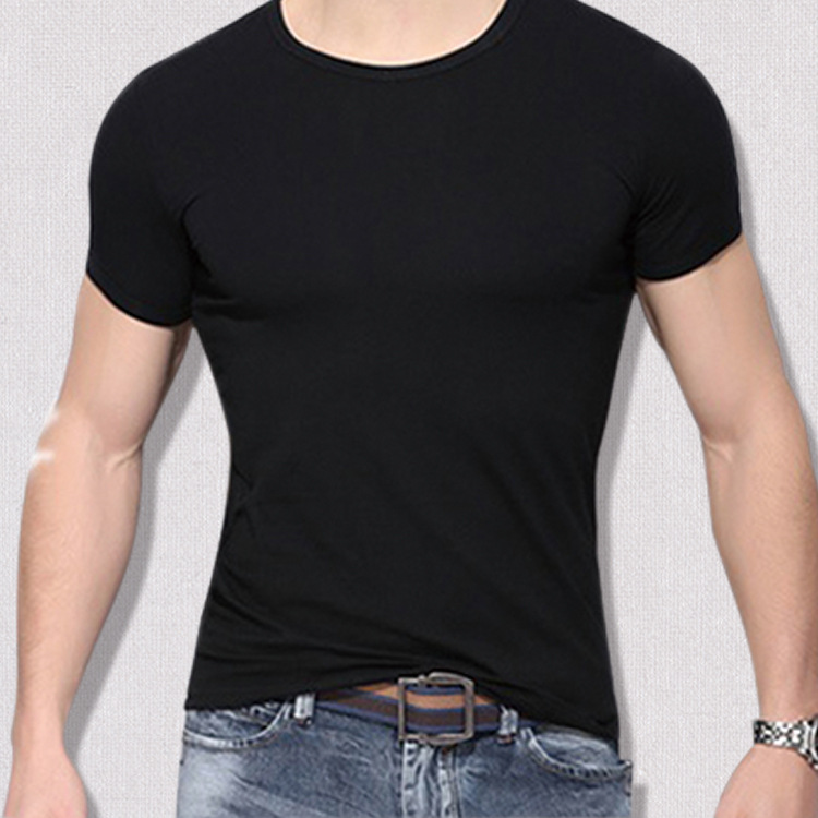 2016新品上市夏季男士莫代爾短袖T恤彈力健身運動修身透氣T恤工廠,批發,進口,代購
