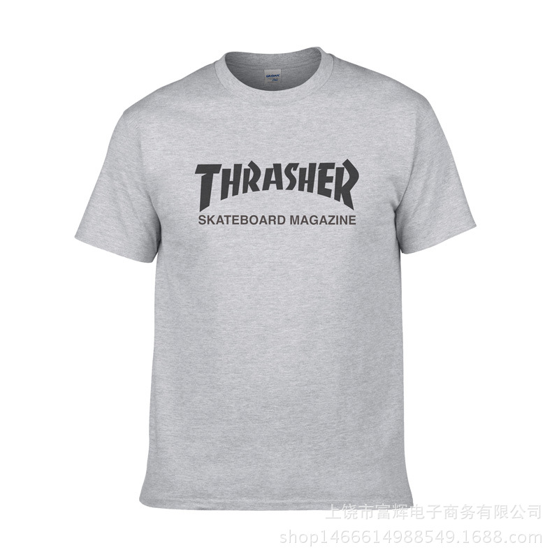 外貿熱銷經典 thrasher t恤 男式短袖純棉潮牌速賣通亞馬遜男T工廠,批發,進口,代購