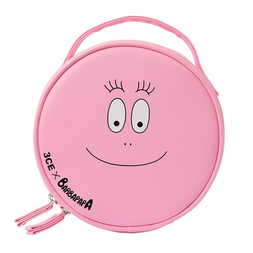 韓國正品巴巴爸爸BARBAPAPA限量版化妝包 方便攜帶粉色批發・進口・工廠・代買・代購