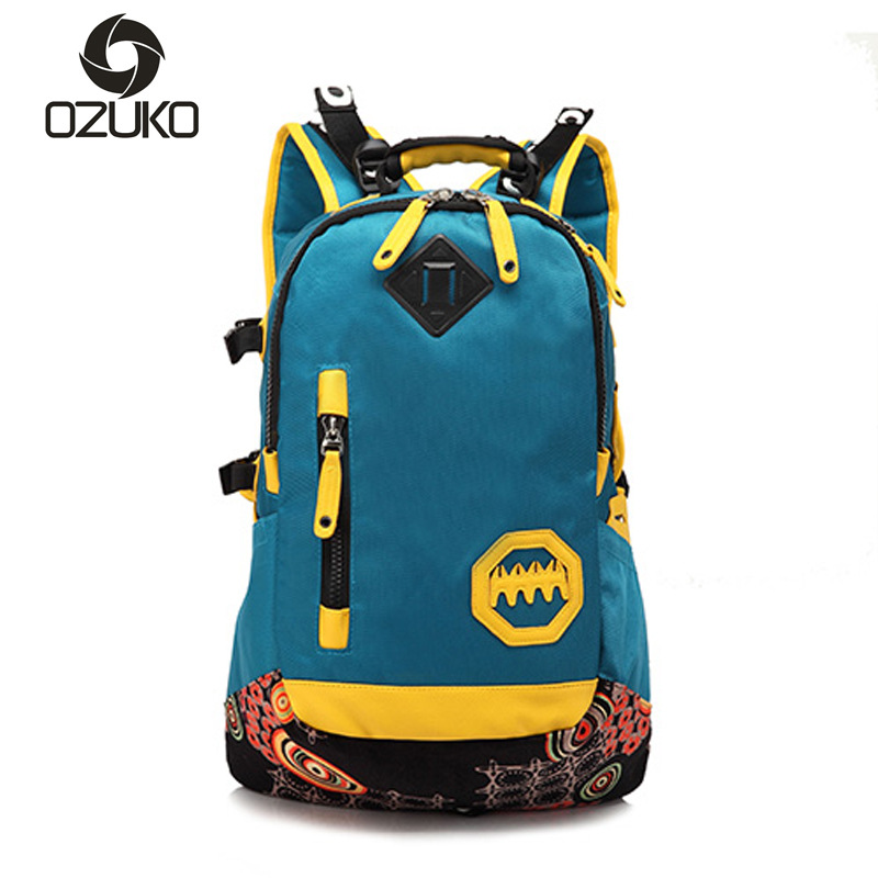 廠價直銷OZUKO健能雙肩包潮流時尚背包大容量旅行背包牛津佈批發・進口・工廠・代買・代購