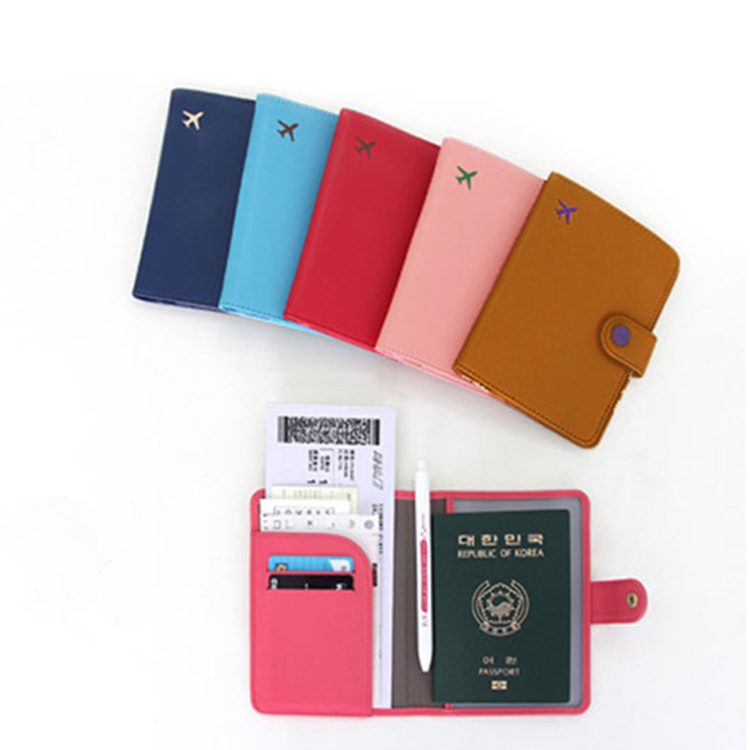 納時光 韓版迷你防消磁短款多色可選護照證件夾 護照套 證件套工廠,批發,進口,代購