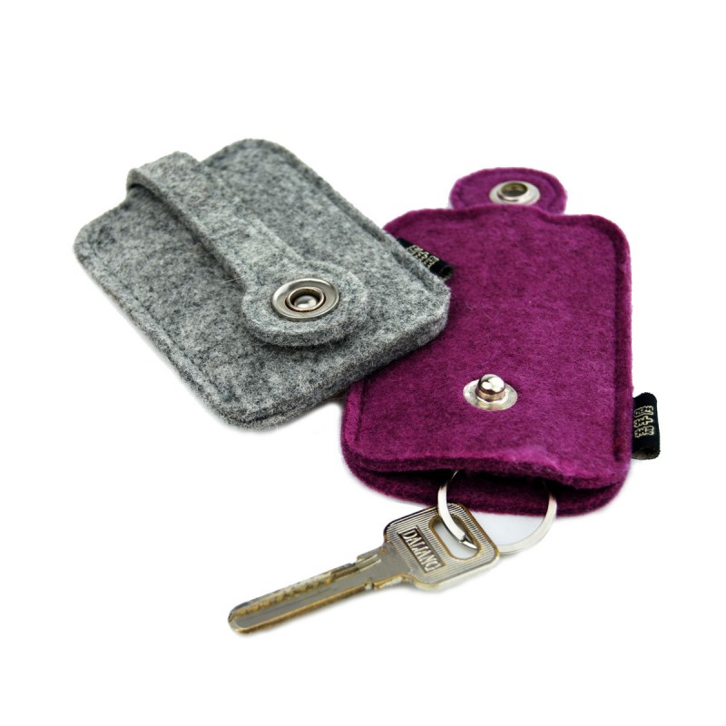 毛氈鑰匙包 生產定做 品牌營銷禮品 時尚禮品鑰匙包 毛氈鑰匙包批發・進口・工廠・代買・代購