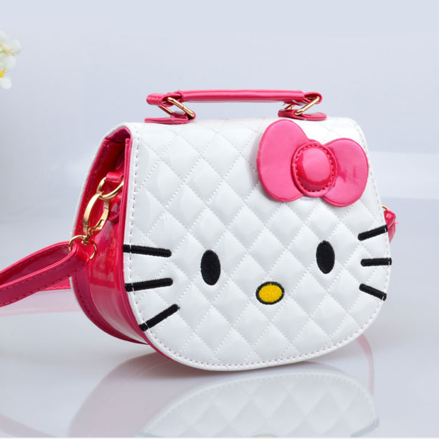 韓國女童斜挎包hello kitty公主時尚手提兒童包包小孩跨包可愛PU工廠,批發,進口,代購