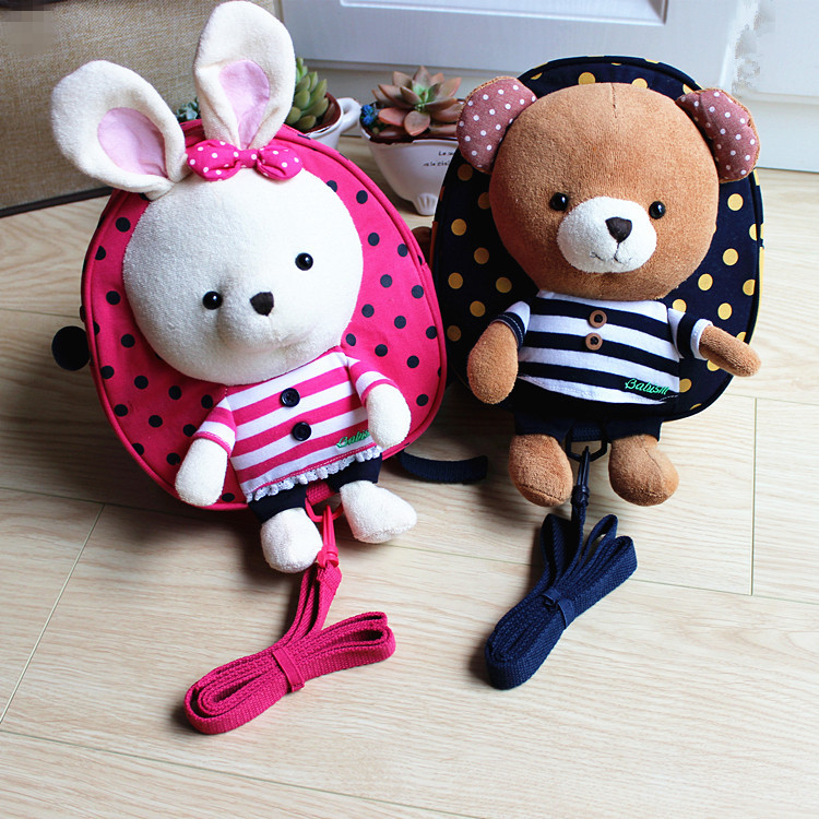 韓國正品兒童防走失包　寶寶可愛卡通雙肩包　男女寶寶小熊小兔包批發・進口・工廠・代買・代購