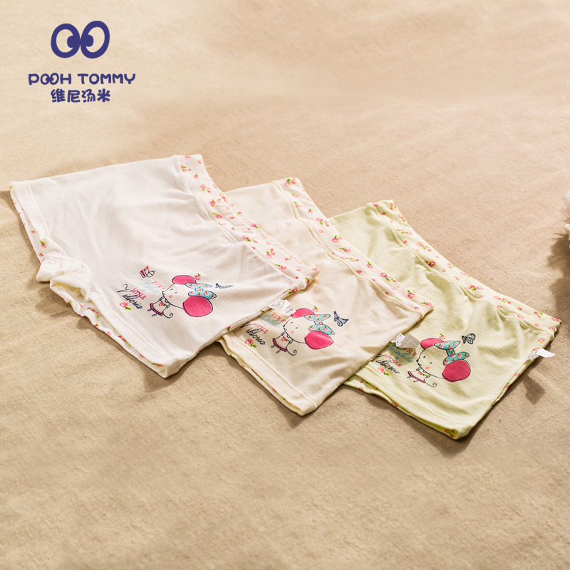 維尼湯米2017內褲白色中小童(2-7歲)普通柔軟處理黃綠色寶寶內褲工廠,批發,進口,代購