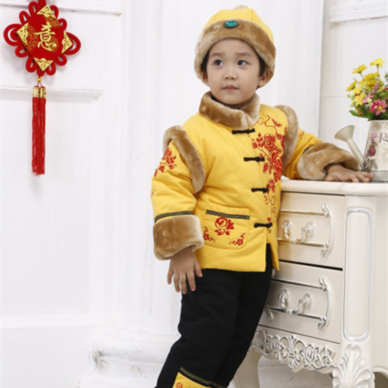 一件代發男童唐裝寶寶周歲節日套裝演出服加厚新年裝兒童童裝冬裝工廠,批發,進口,代購