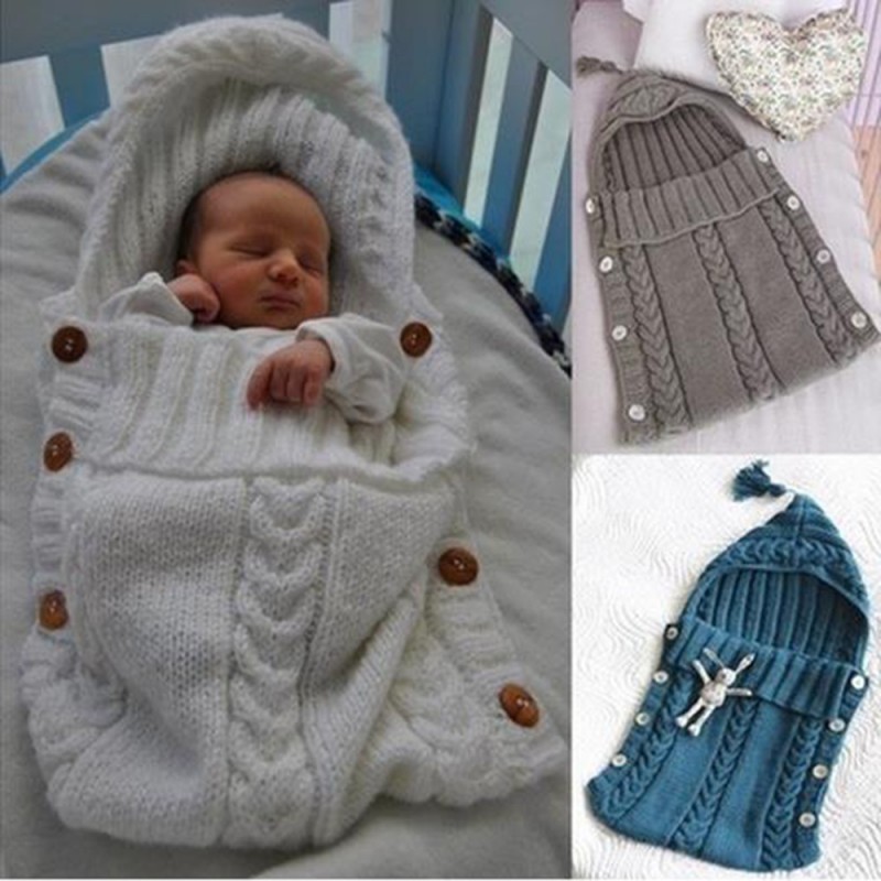 wish爆款新生兒純色睡袋毛毯包裹層嬰兒可愛睡袋外貿ebay熱賣爆款批發・進口・工廠・代買・代購