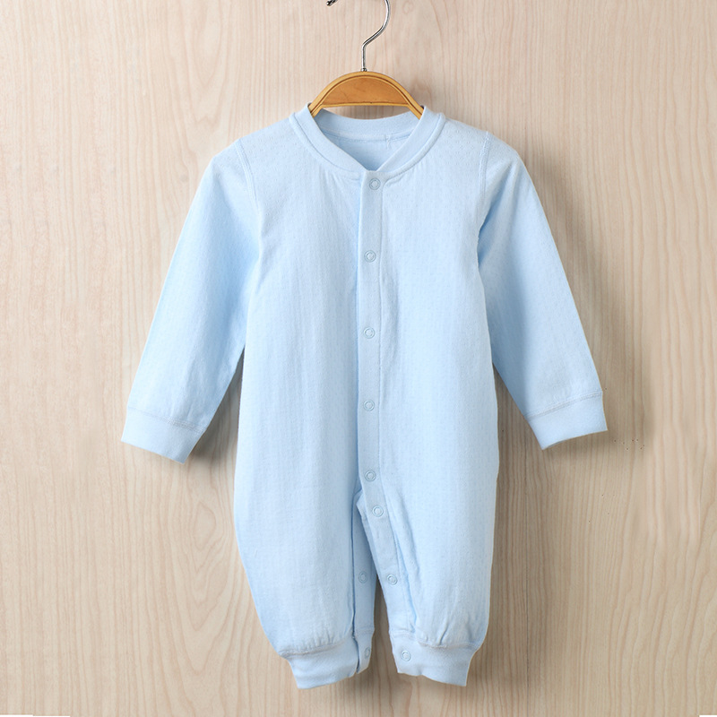 0-3-6-12個月嬰兒春季衣服新生兒連身衣0-2歲寶寶純棉哈衣爬服工廠,批發,進口,代購