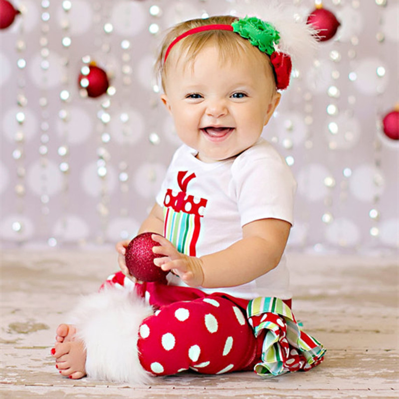 W5047 新款歐美外貿2016秋季嬰兒聖誕禮物刺繡哈衣套裝三件套批發・進口・工廠・代買・代購