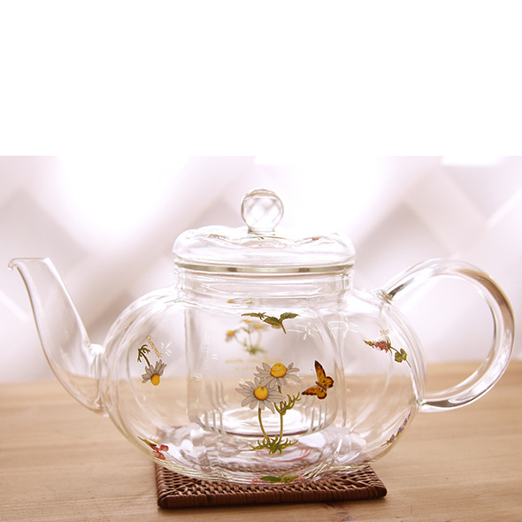 韓國進口原裝進口 耐熱過濾花茶壺 雙層透明玻璃茶壺 咖啡壺工廠,批發,進口,代購