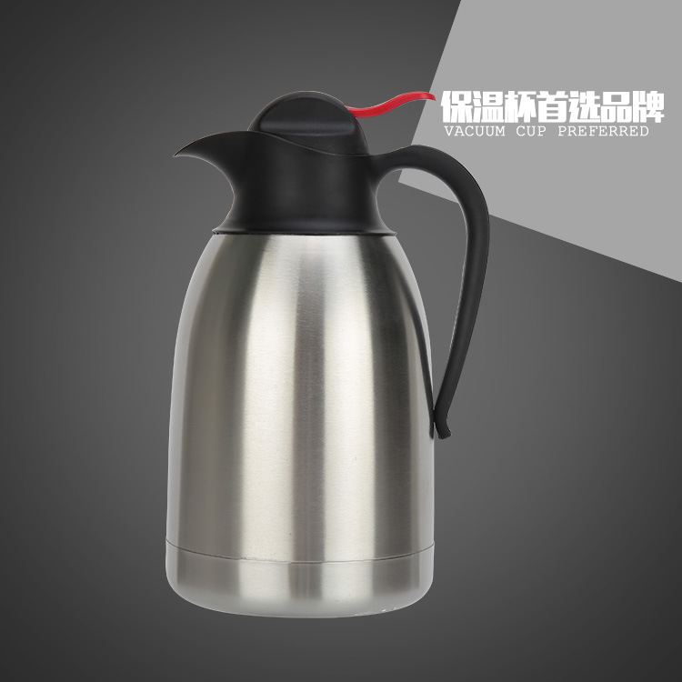 廠傢批發創意歐式2L保溫壺真空不銹鋼咖啡壺冷熱水壺可定製批發・進口・工廠・代買・代購