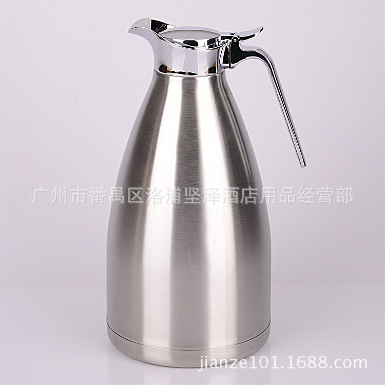 【2.0L平頭】歐式不銹鋼內膽真空保溫壺咖啡壺保溫瓶暖水壺熱水壺工廠,批發,進口,代購