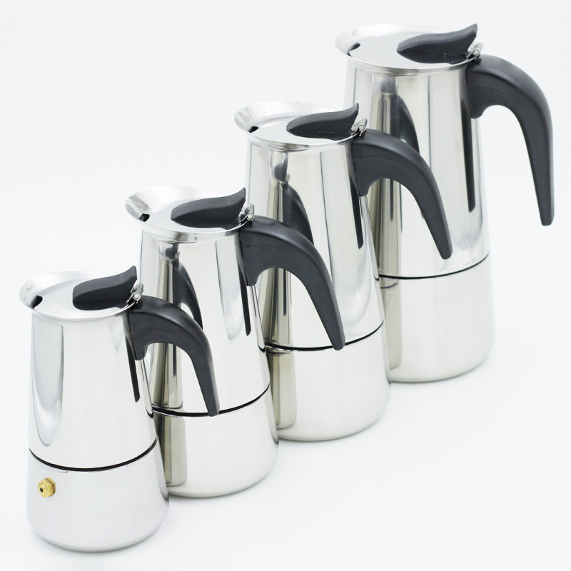 不銹鋼摩卡壺咖啡壺　外貿熱銷 咖啡壺意大利摩卡壺工廠,批發,進口,代購