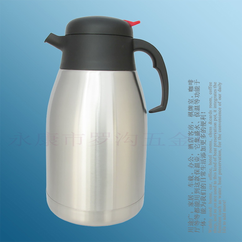 2L不銹鋼真空保溫壺歐式戶外熱水瓶傢用雙層咖啡保暖保冷暖水壺批發・進口・工廠・代買・代購