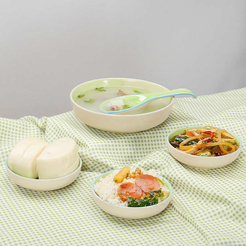 潮州綠葉陶瓷餐具套裝 傢用白瓷碗碟套裝禮品定製批發批發・進口・工廠・代買・代購