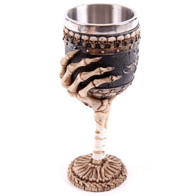 極客 Skull goblet 外貿原單 骷髏頭高腳杯 鬼手高腳杯 不銹鋼杯工廠,批發,進口,代購