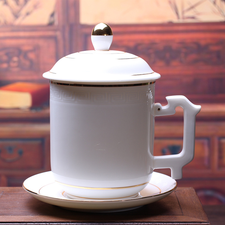 廠傢直銷高檔專業製作定窯陶瓷茶具 時尚典雅禮品精致白色茶杯批發・進口・工廠・代買・代購