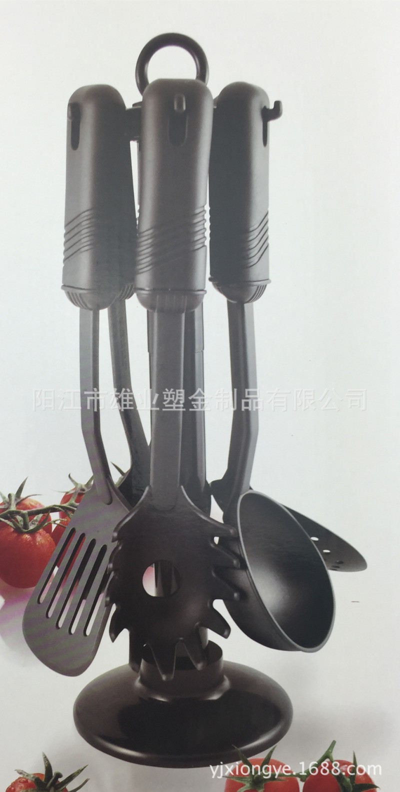 7件套裝尼龍廚具    黑色塑料廚具套裝批發・進口・工廠・代買・代購