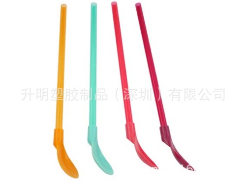 4件套吸管勺子 4pk. Straw Spoon批發・進口・工廠・代買・代購