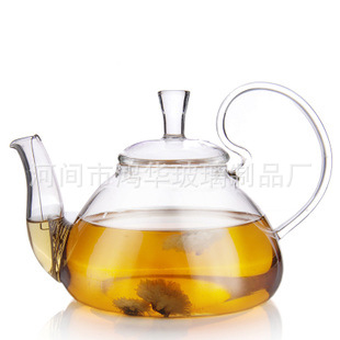 生產批發耐熱玻璃茶壺 玻璃茶具 高把仙人壺 600ML 玻璃花茶壺批發・進口・工廠・代買・代購
